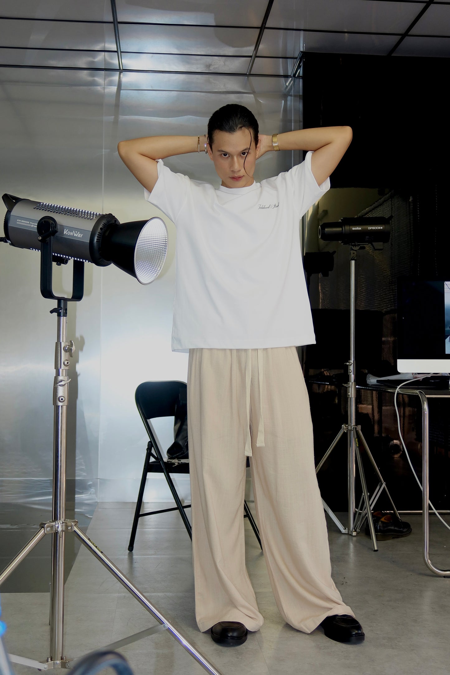 BONJOUR MADAME LINEN TAN PANTS