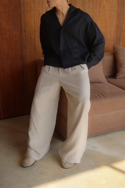 MASSIMO NOTTE LINEN SHIRT