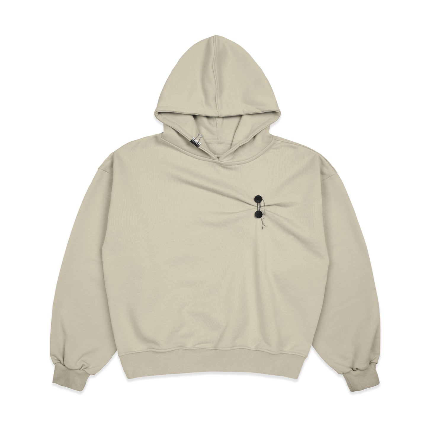 DOCUMENT COVER BUTTER HOODIE