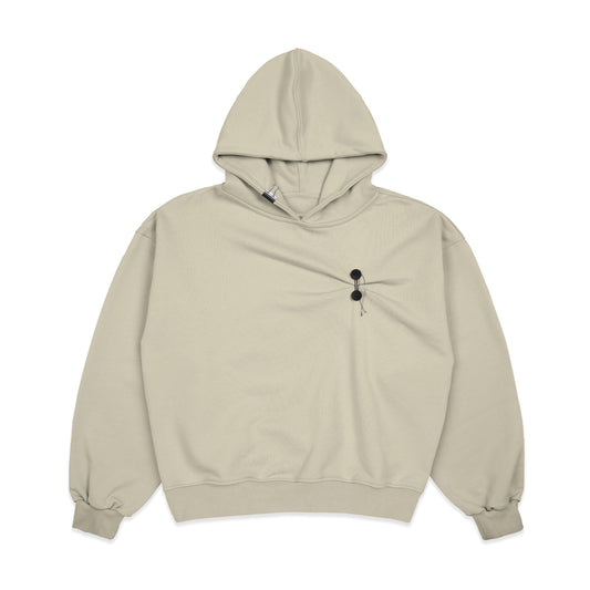 DOCUMENT COVER BUTTER HOODIE