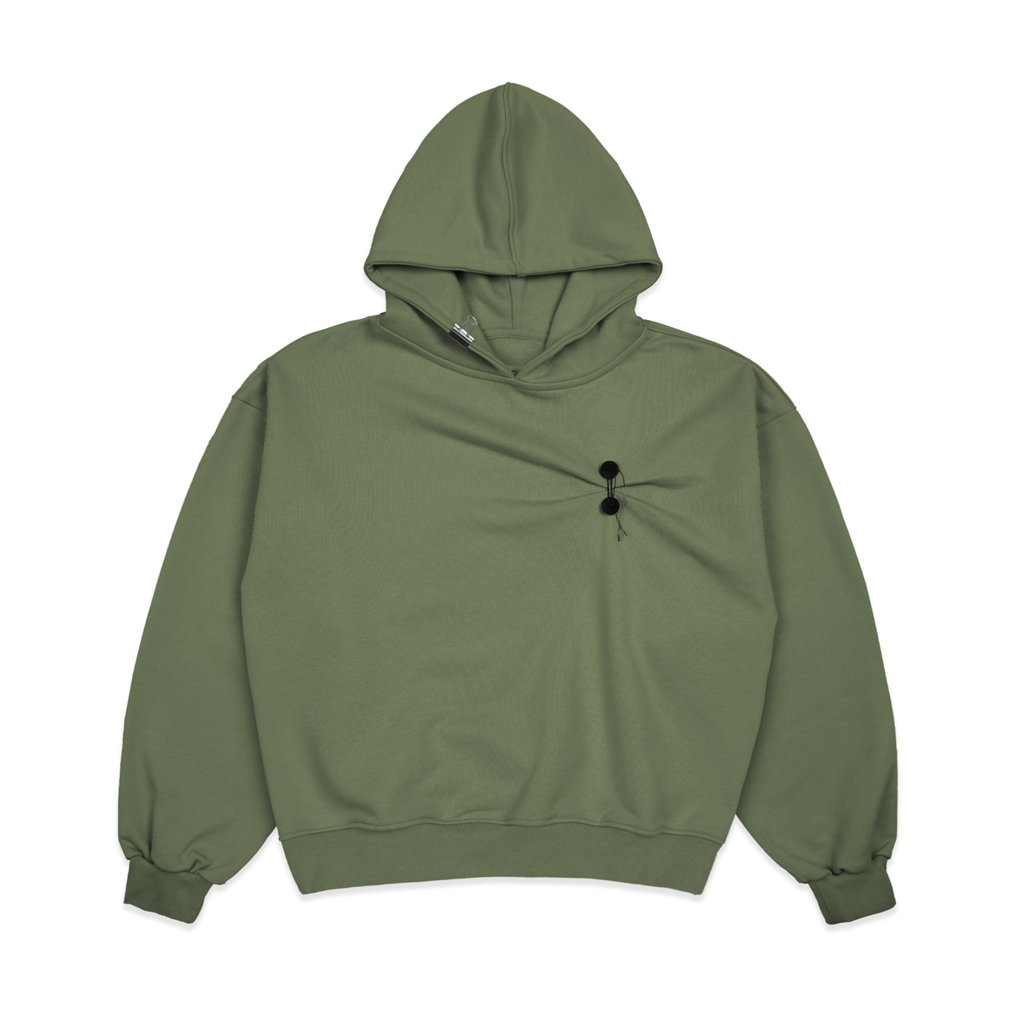 DOCUMENT COVER OLIVE HOODIE