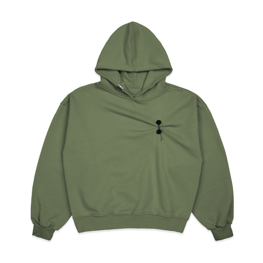 DOCUMENT COVER OLIVE HOODIE