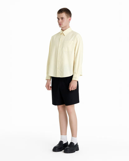 POPLIN COTTON 12 CREAM SHIRT