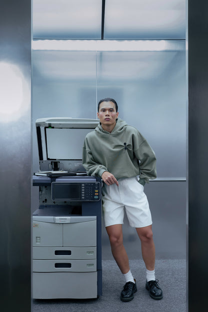 DOCUMENT COVER OLIVE HOODIE