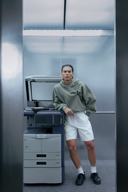 DOCUMENT COVER OLIVE HOODIE