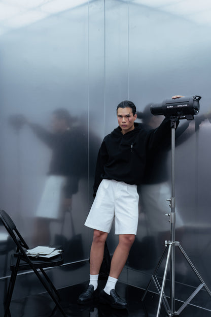 DOCUMENT COVER MIDNIGHT BLACK HOODIE