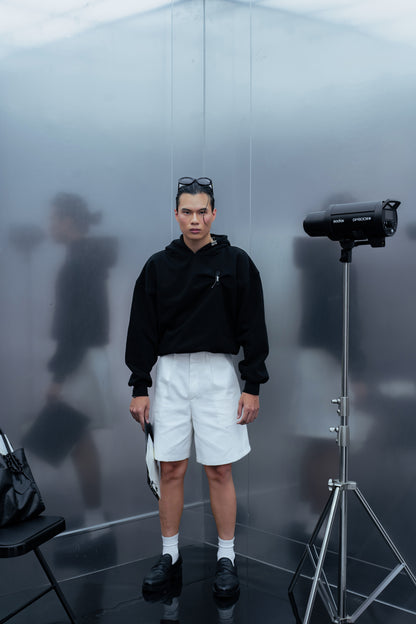 DOCUMENT COVER MIDNIGHT BLACK HOODIE