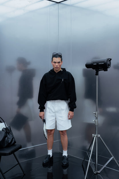 DOCUMENT COVER MIDNIGHT BLACK HOODIE