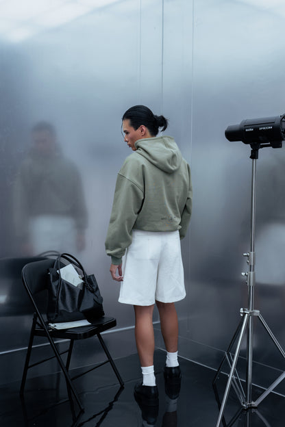 DOCUMENT COVER OLIVE HOODIE