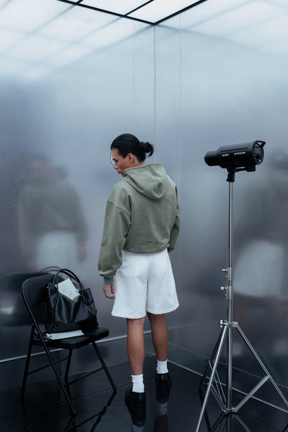 DOCUMENT COVER OLIVE HOODIE