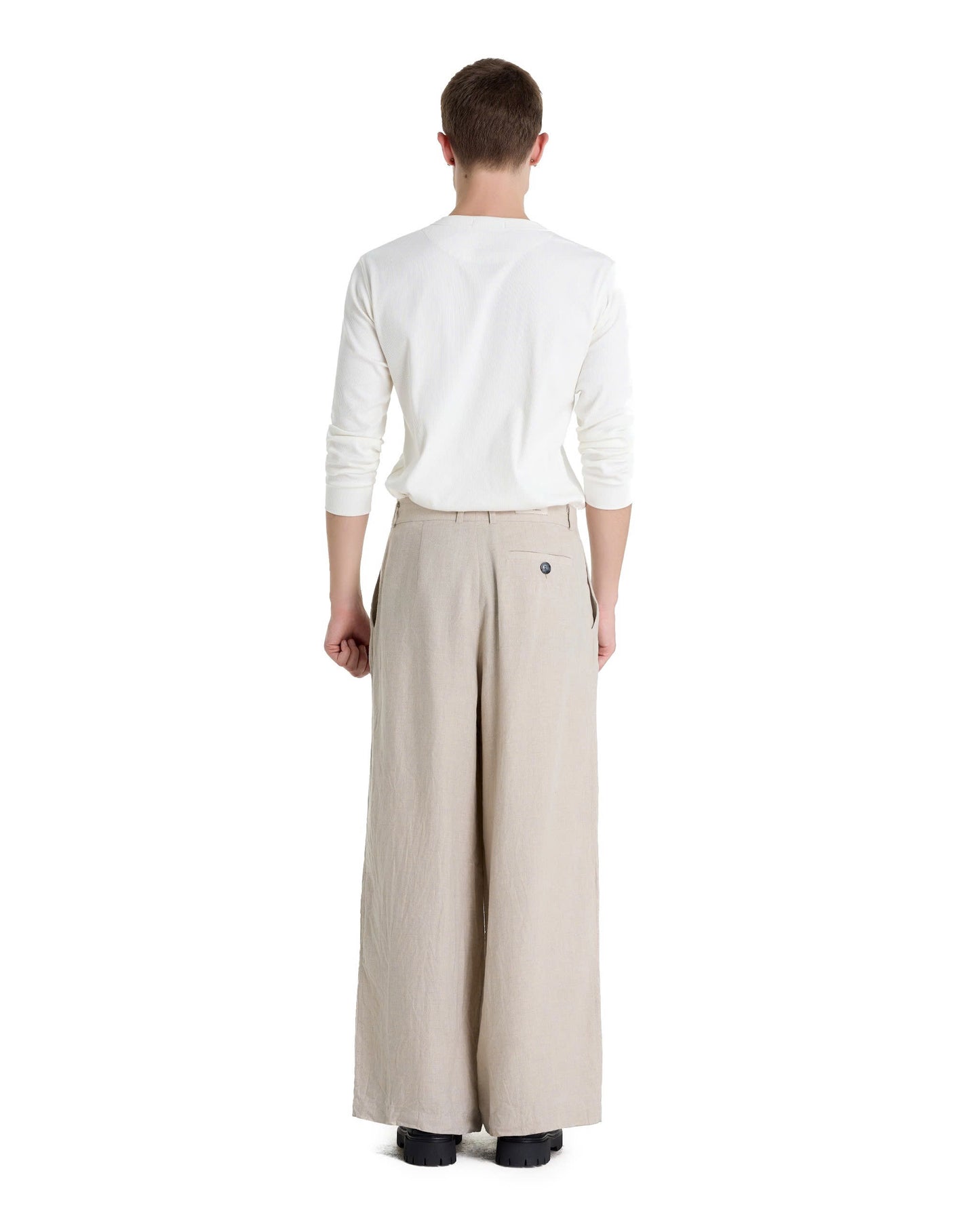 RIBBINORI MILKY WHITE LONG-SLEEVED